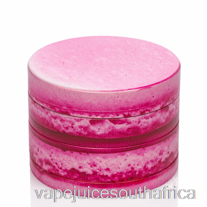 Vape Pods V Syndicate 2.5Inch 4-Piece Sharpshred Dine-In Grinder Raspberry Macaron